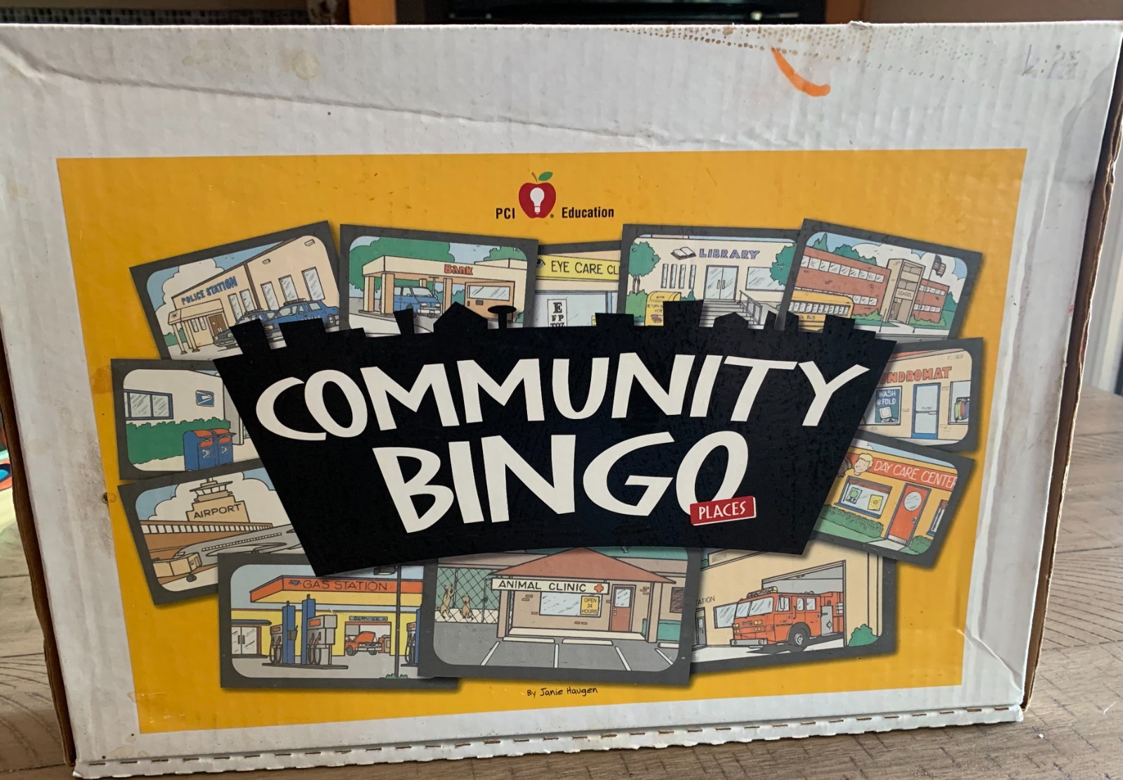 Rare PCI Education Community Bingo Places Game by Janie Haugen | Special Ed
