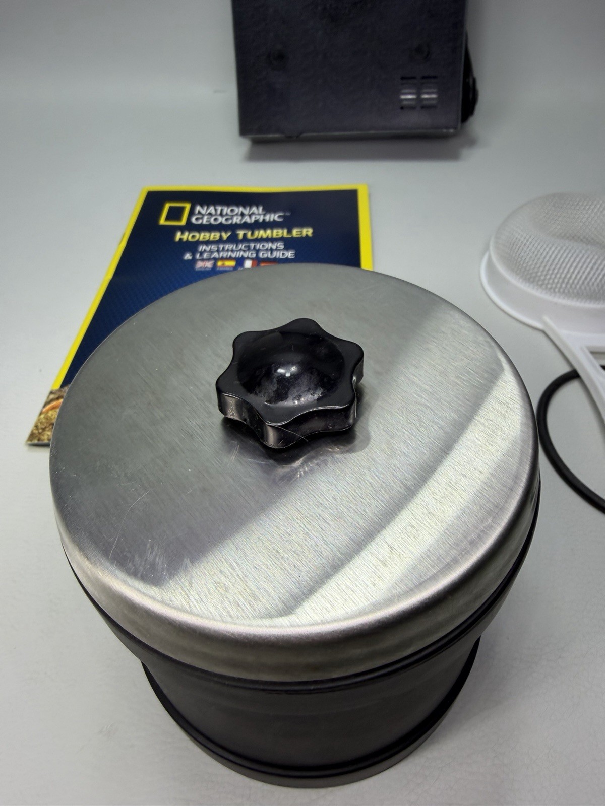 NATIONAL GEOGRAPHIC Rock Tumbler Hobby Edition Rocks into Polished Gems