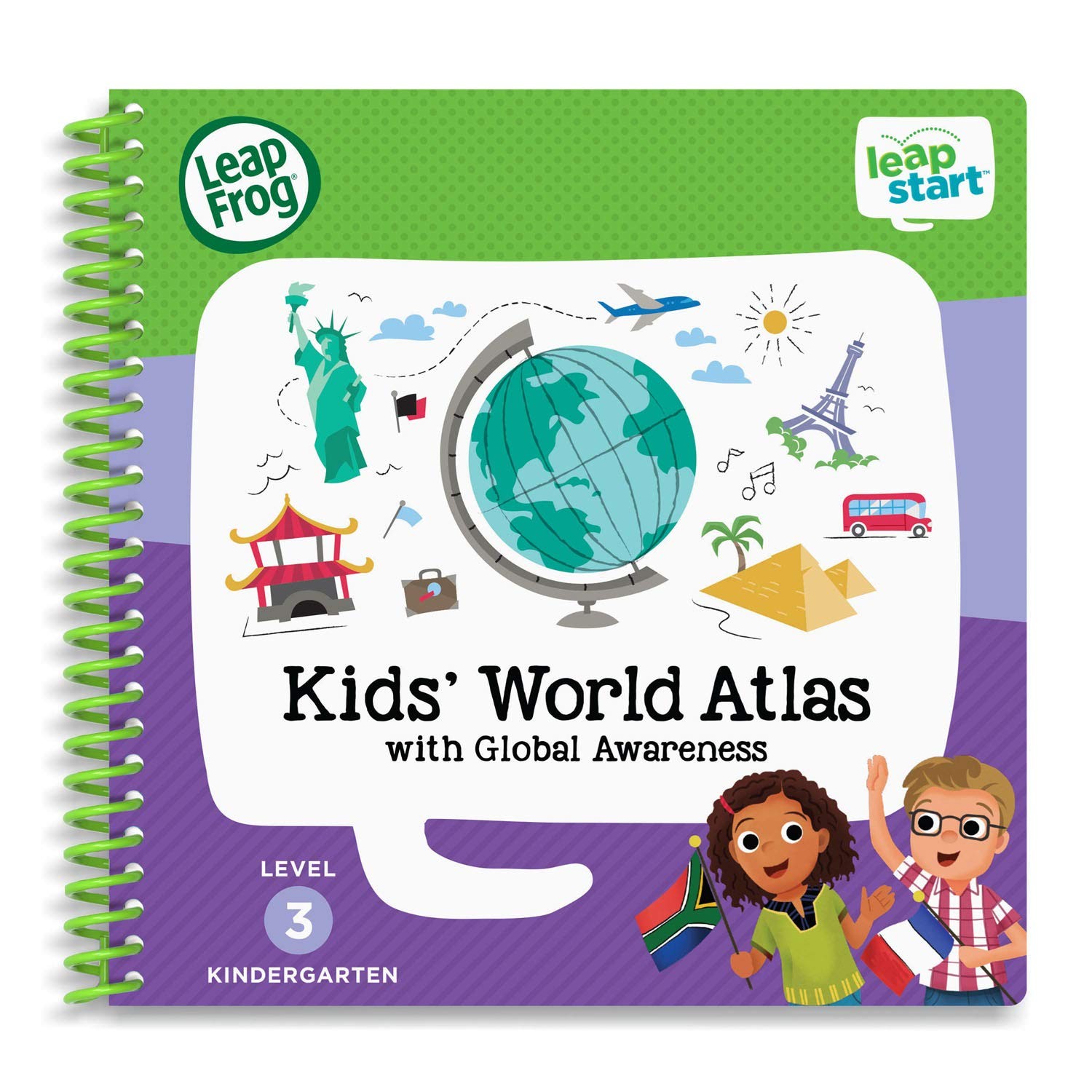 LeapFrog LeapStart Kindergarten Activity Book: Kids’ World Atlas and Global