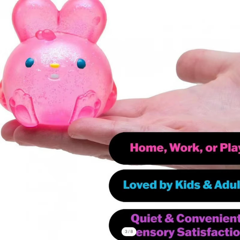 New 2026 Nee Doh Jelly Hops Scented Super Solid Squish Bunny Free Shipping Uk