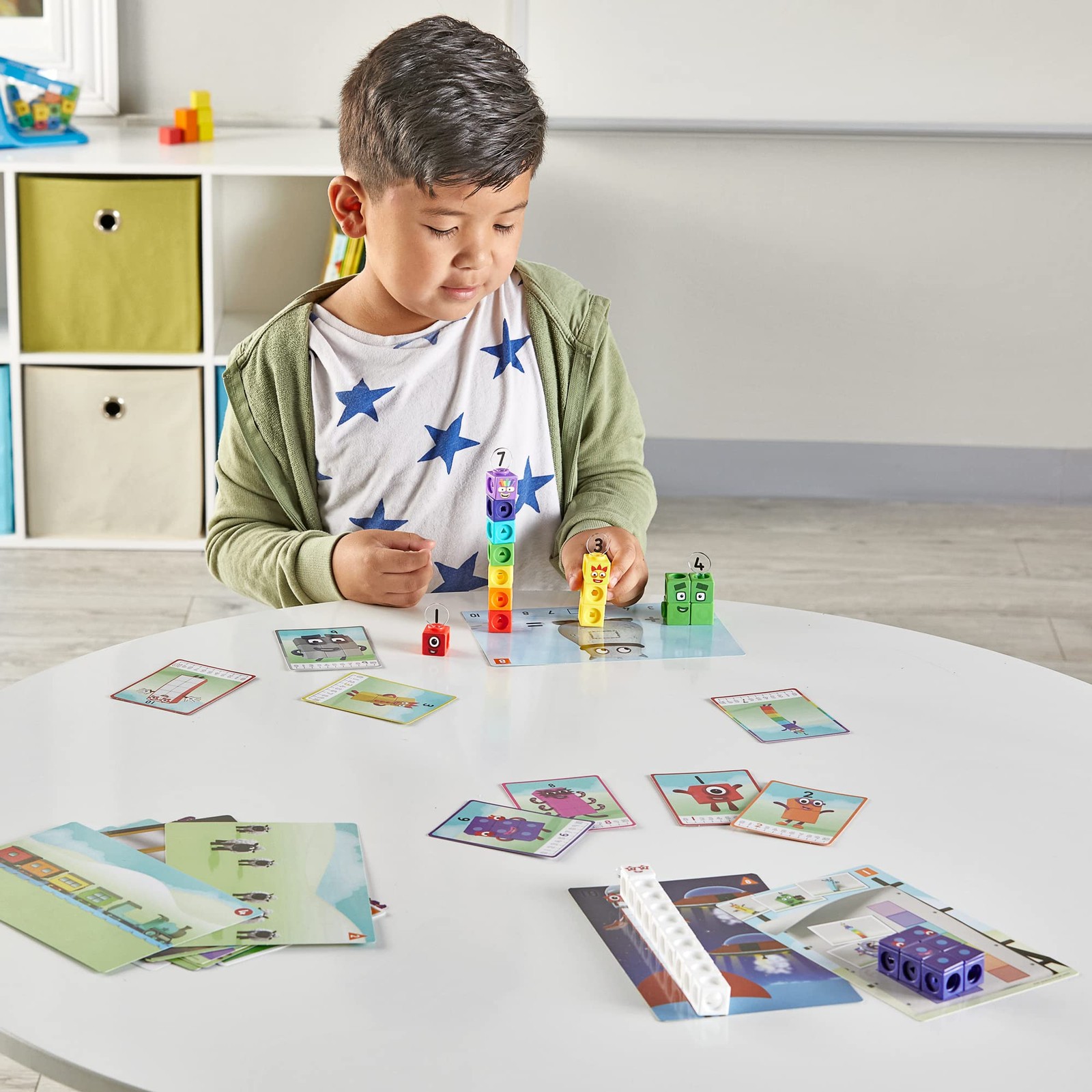 Math Link Cubes Numberblocks 1-10 Counting Blocks 30 Activities Kindergarten