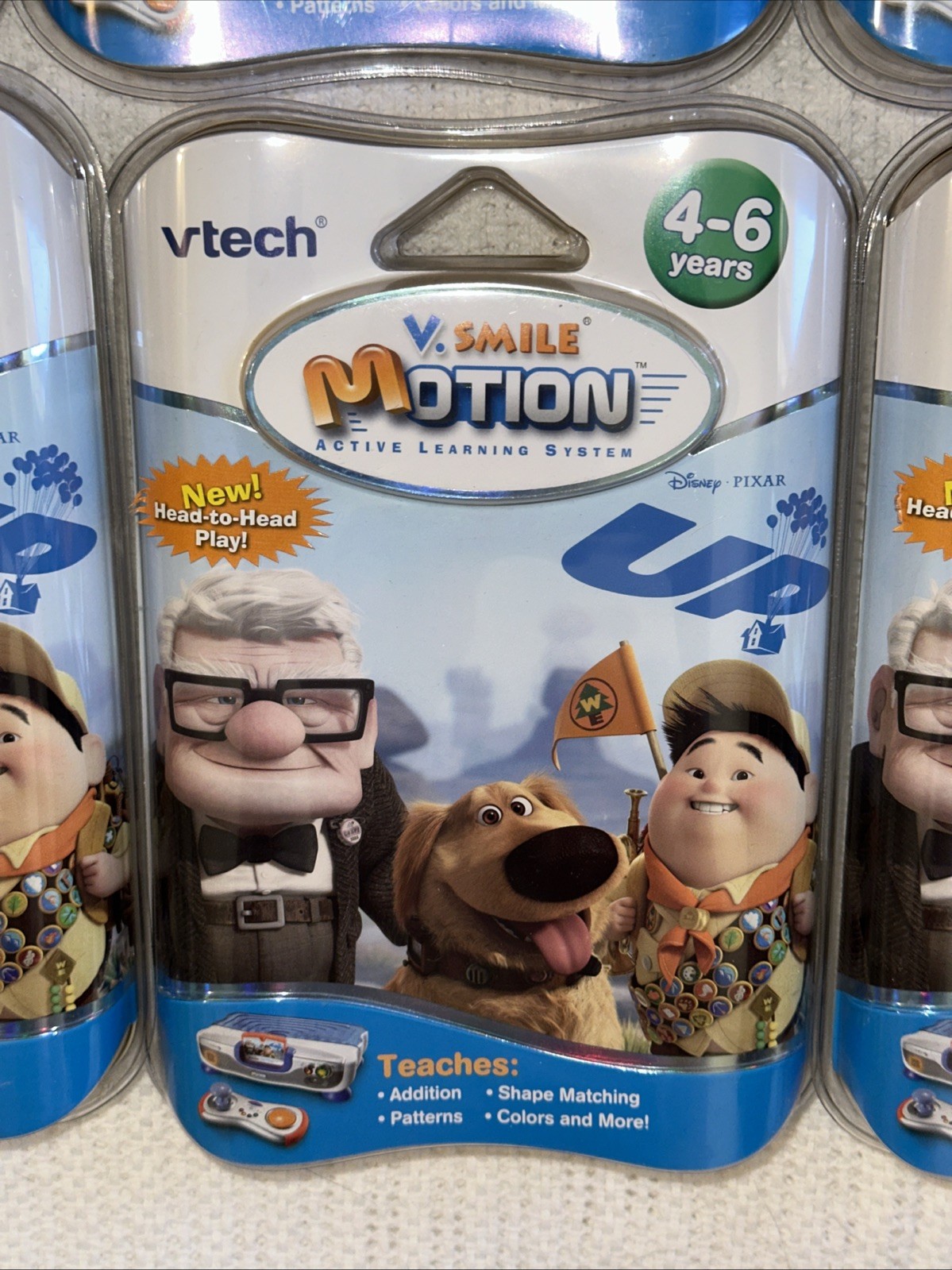 5x Vtech v-motion Disney Pixar Up 4-6 YEARS V.smile,v.smile cyber pocket pc