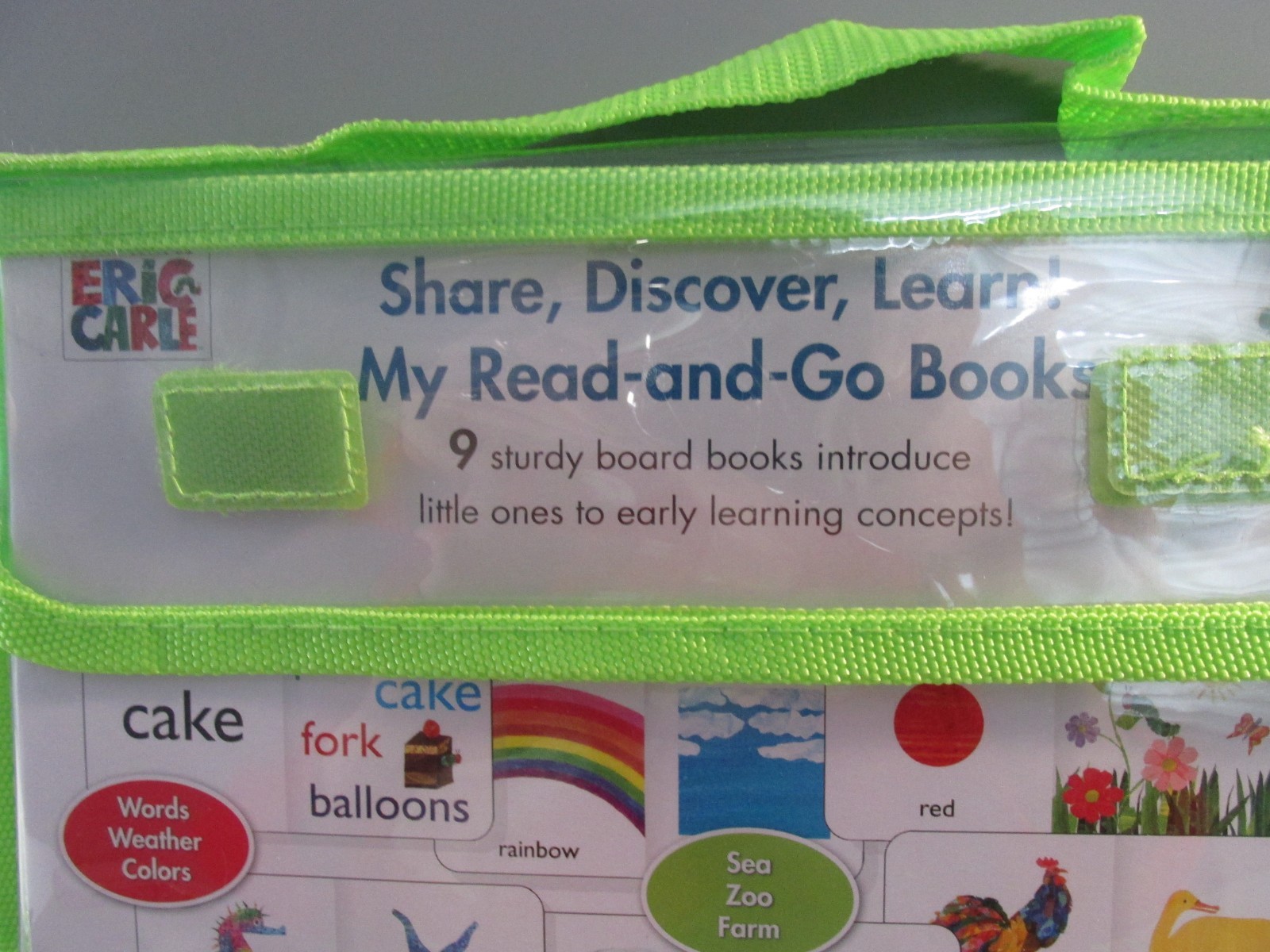 9 Piece PI Kids “Eric Carle” My Read-and-Go Study Board Books