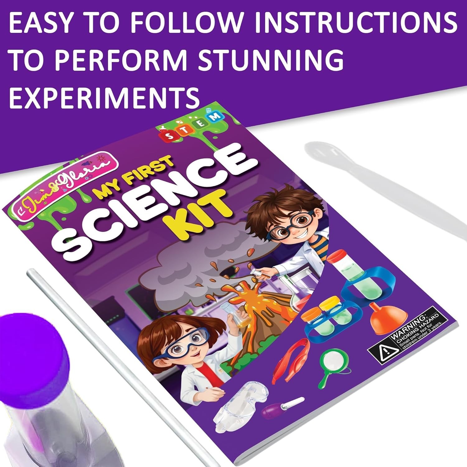 Jim&Gloria Science Kits for Kids Age 5-7 8-12 Year Old Birthday Gifts for Girls