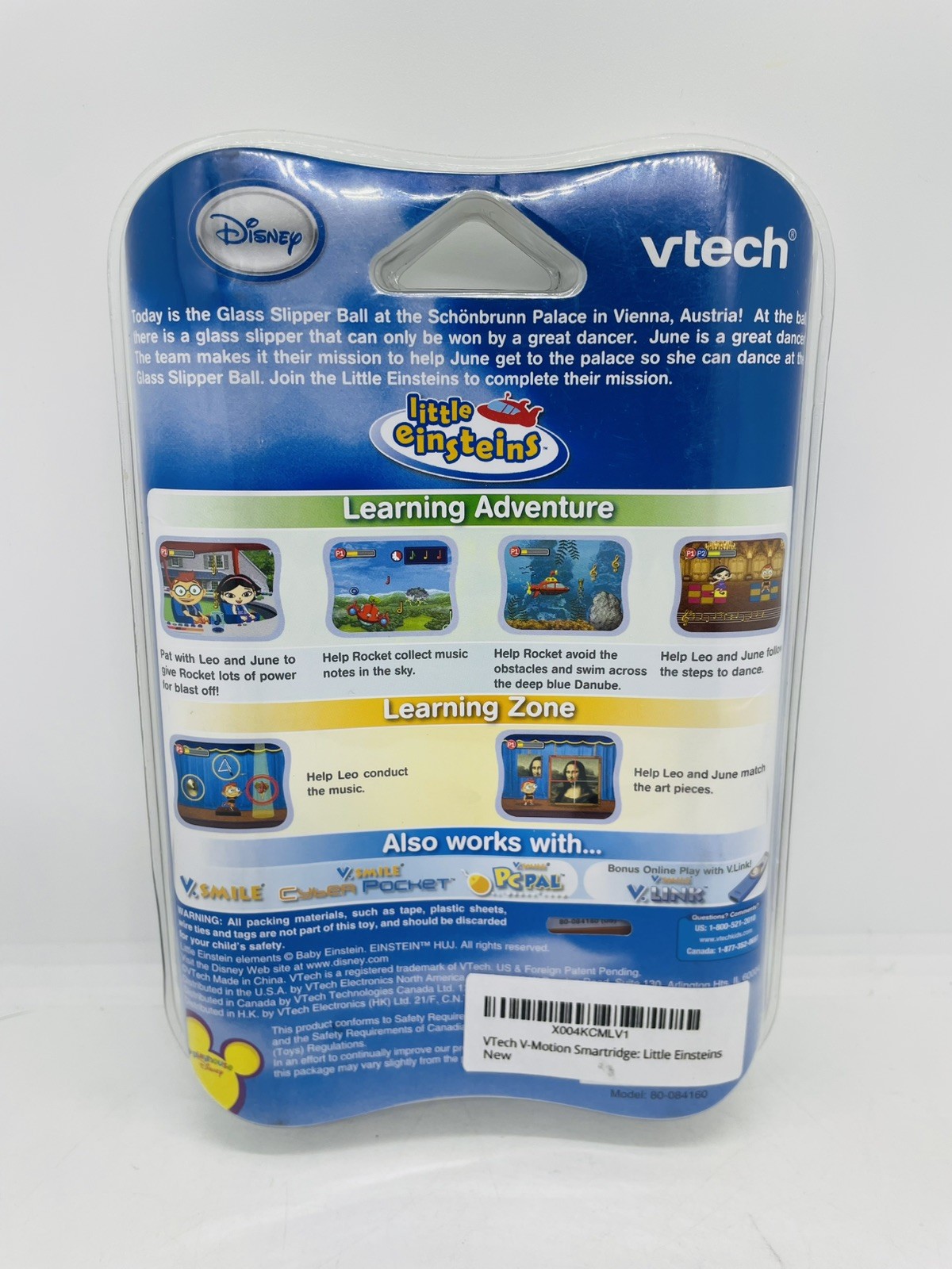 V TECH V SMILE V MOTION DISNEY LITTLE EINSTEINS Game