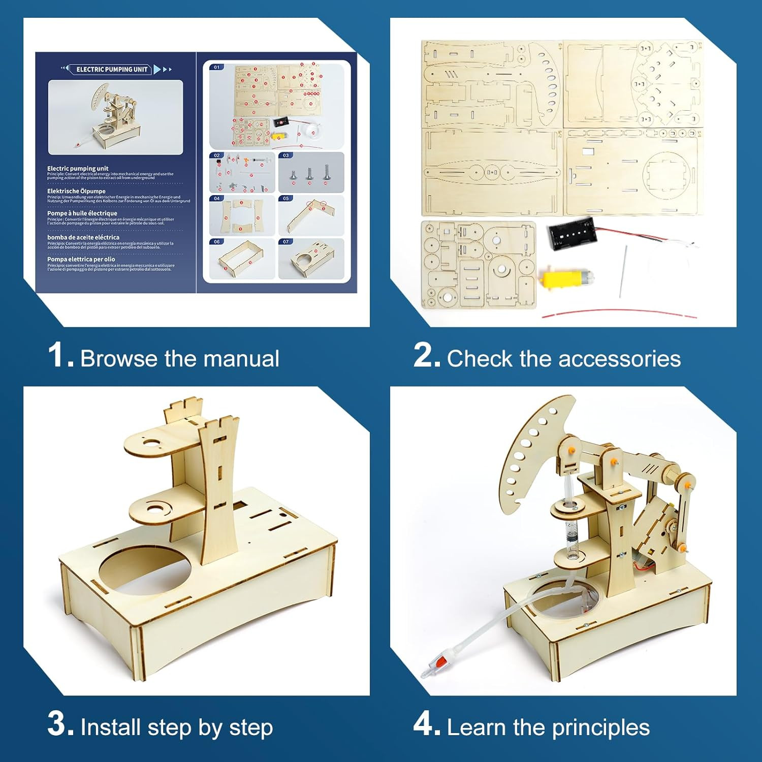 STEM Science Kits for Kids Ages 8-12, Wood Arts and Craft Kits for Boys 6-8