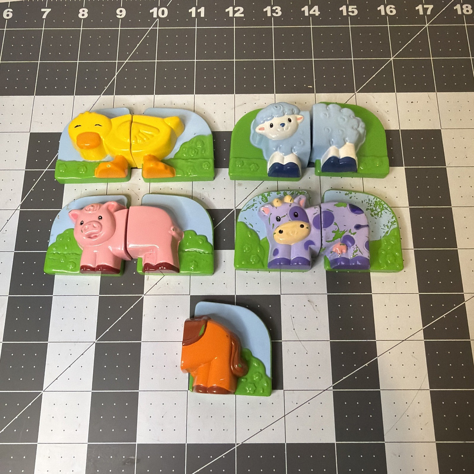 LeapFrog Fridge Phonics Chick Farm Magnetic Matching Replacement Animals Only