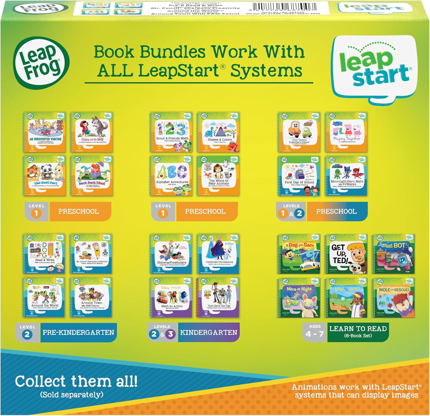 Leapfrog Leapstart Pre-K 4-Pack