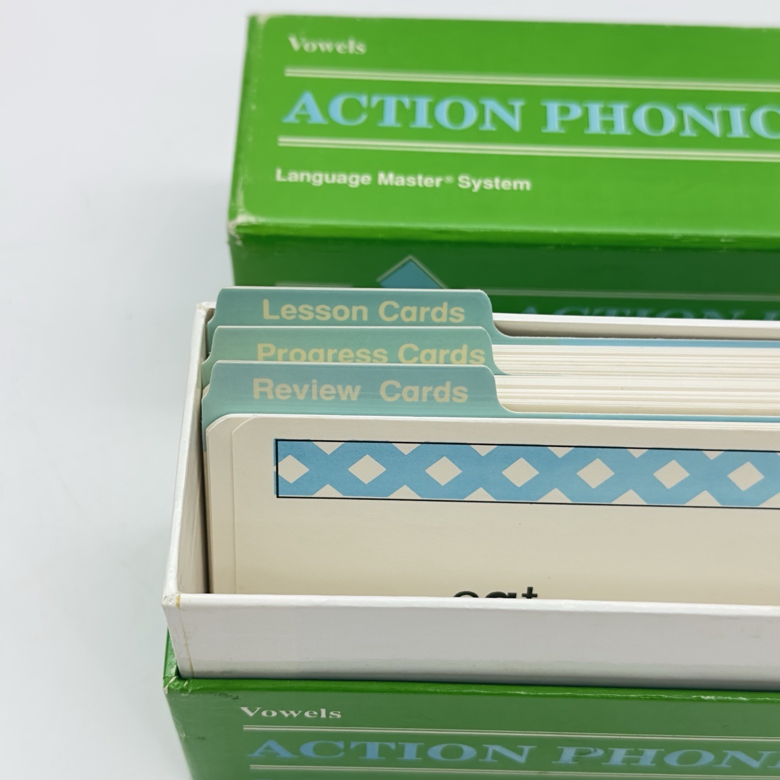 Drake Action Phonics Vowels Audio Cards for Califone Card Master Language Master