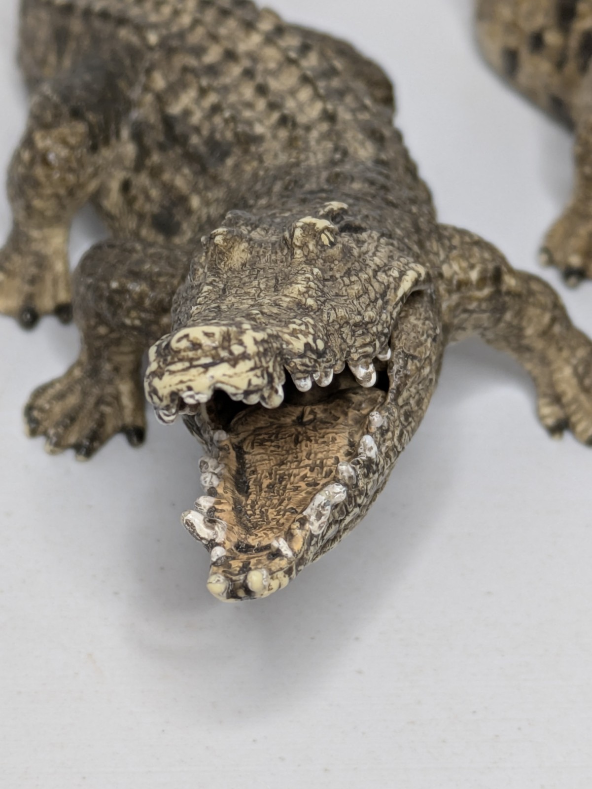 Lot 2 Schleich 7″ Crocodile D-73527 Animal Figure 2014 Movable Jaws AM Limes 69