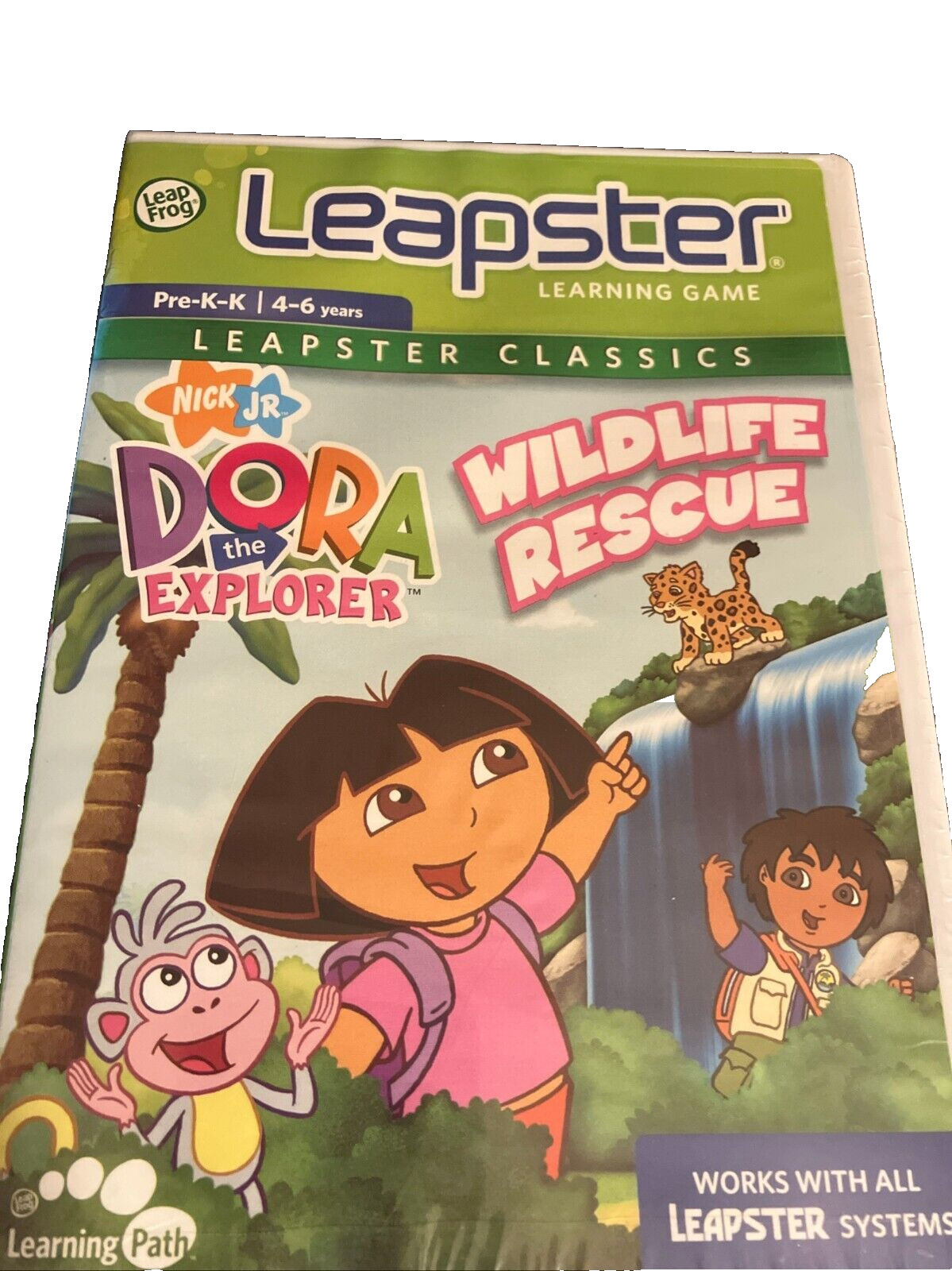 LEAPSTER Dora the Explorer Wildlife Rescue Ages 4 – 6 Years NEW IN PACKAGING