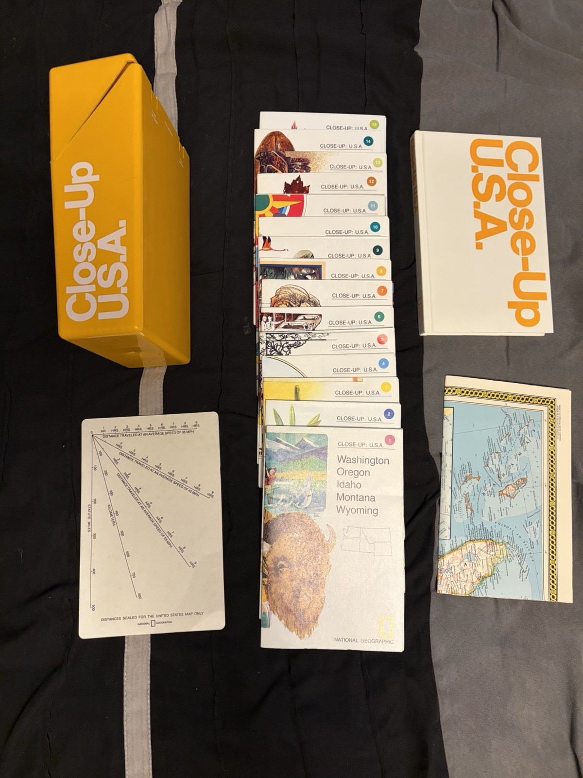 USA Collector’s Lot Vintage National Geographic Educational Kit Vintage