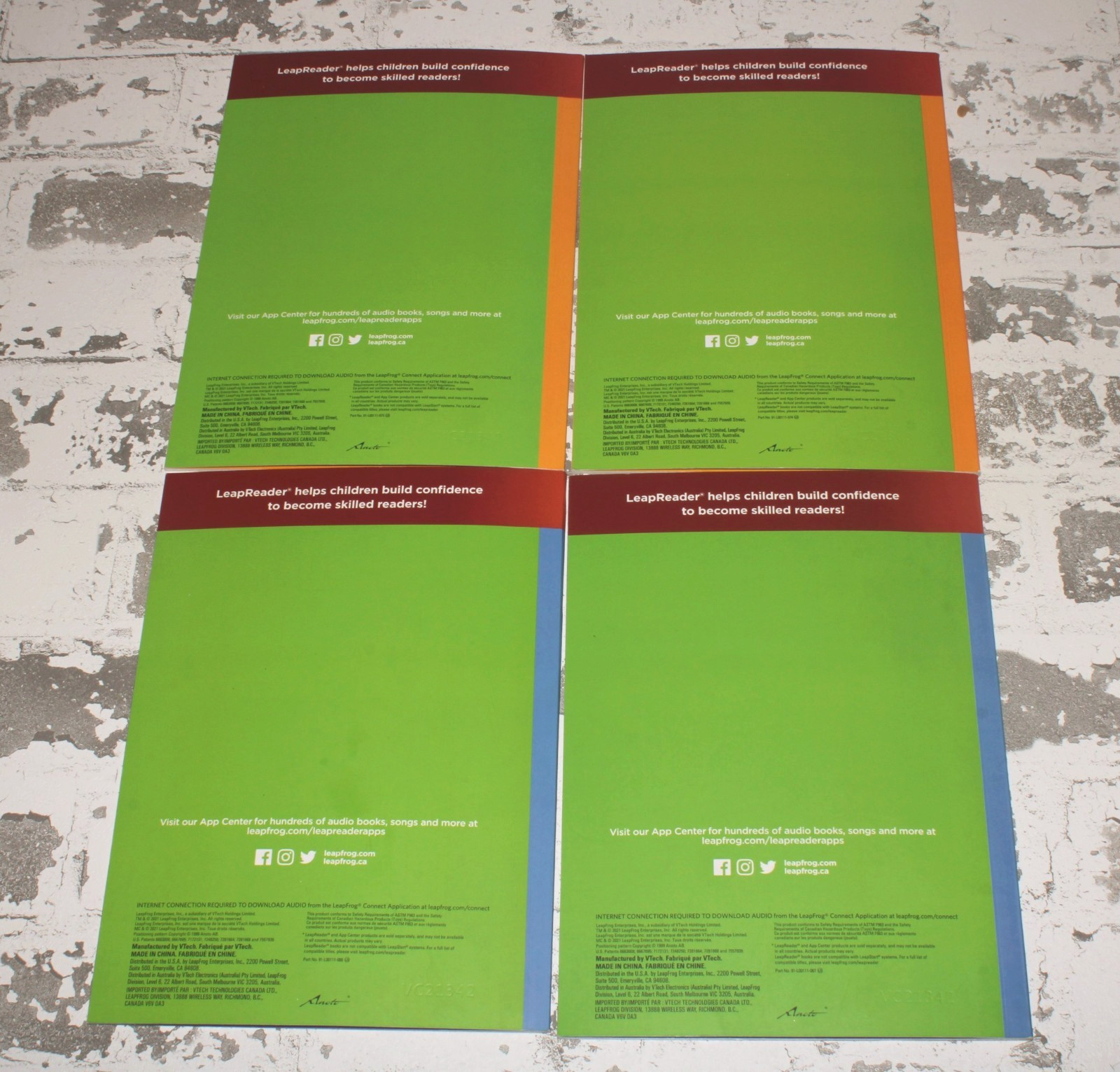 Leap Frog Leap Reader Interactive Books Paperback Early Reading Series Lot of 10