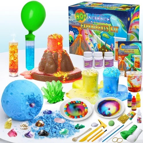 50+ SCIENCE EXPERIMENTS KIT for Kids, for STEM Activities ~ New & Sealed, Gift!