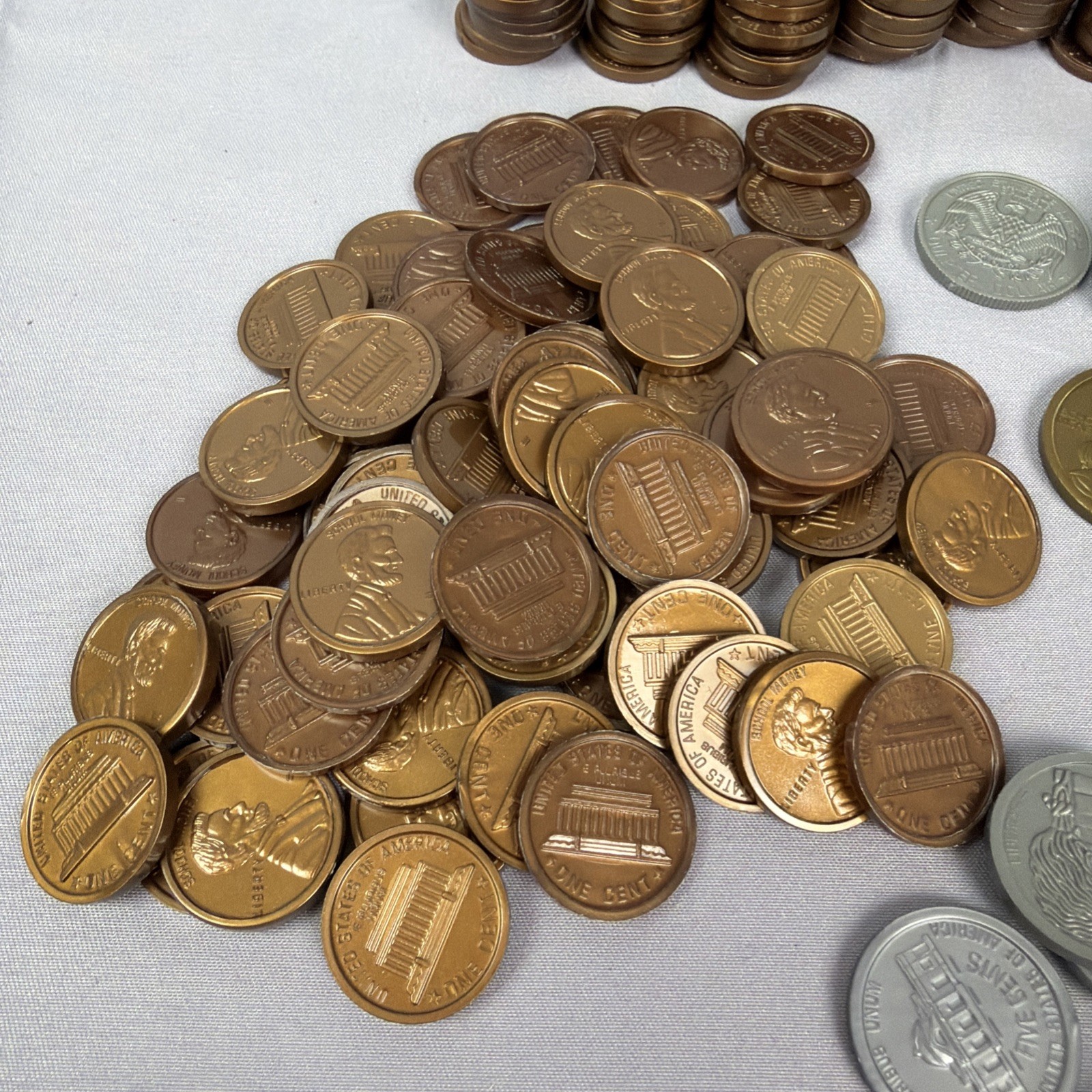 Lot 126 Coins Pretend Play Money Kids Toy Educational Learning Homeschool School
