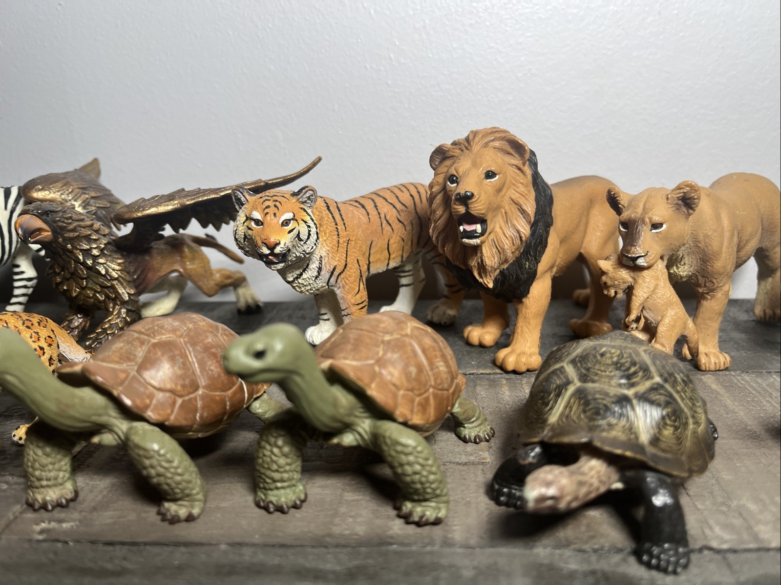 Safari Ltd Wild Animal Figure Lot Tigers Lions Zebra Eagle Turtle Leopard 14