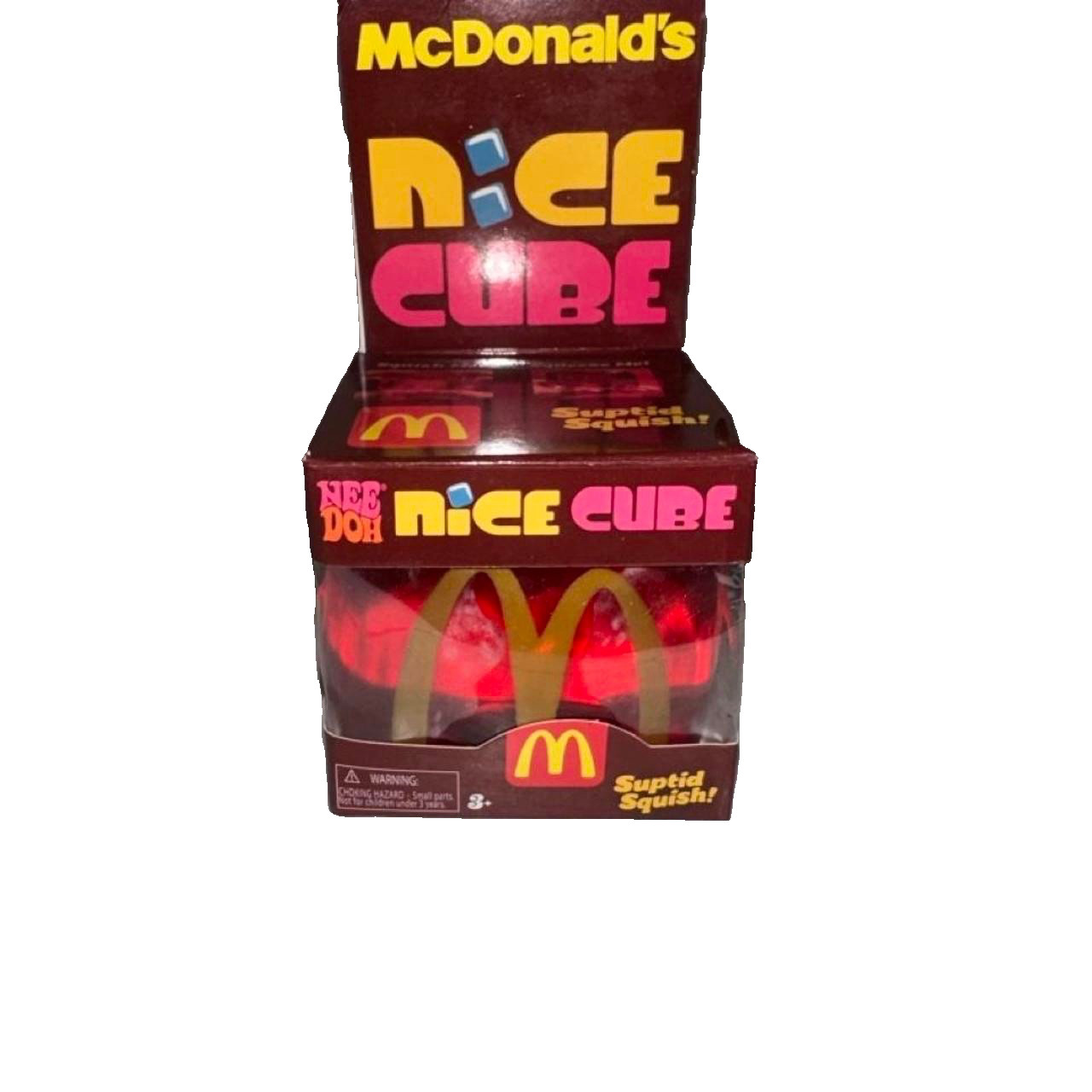 Mc Donald’s squish cube sensory toy