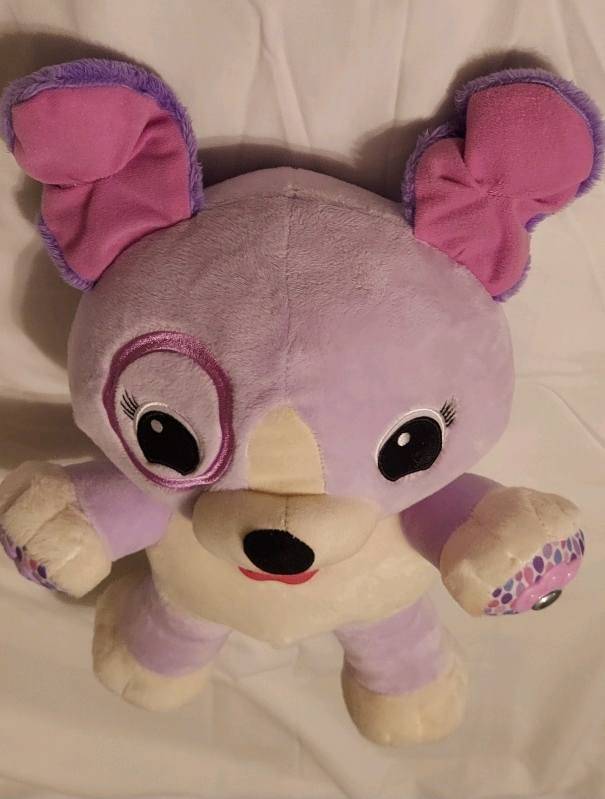 Leap Frog Interactive Snuggle Plush Puppy Violet Sings & Talks