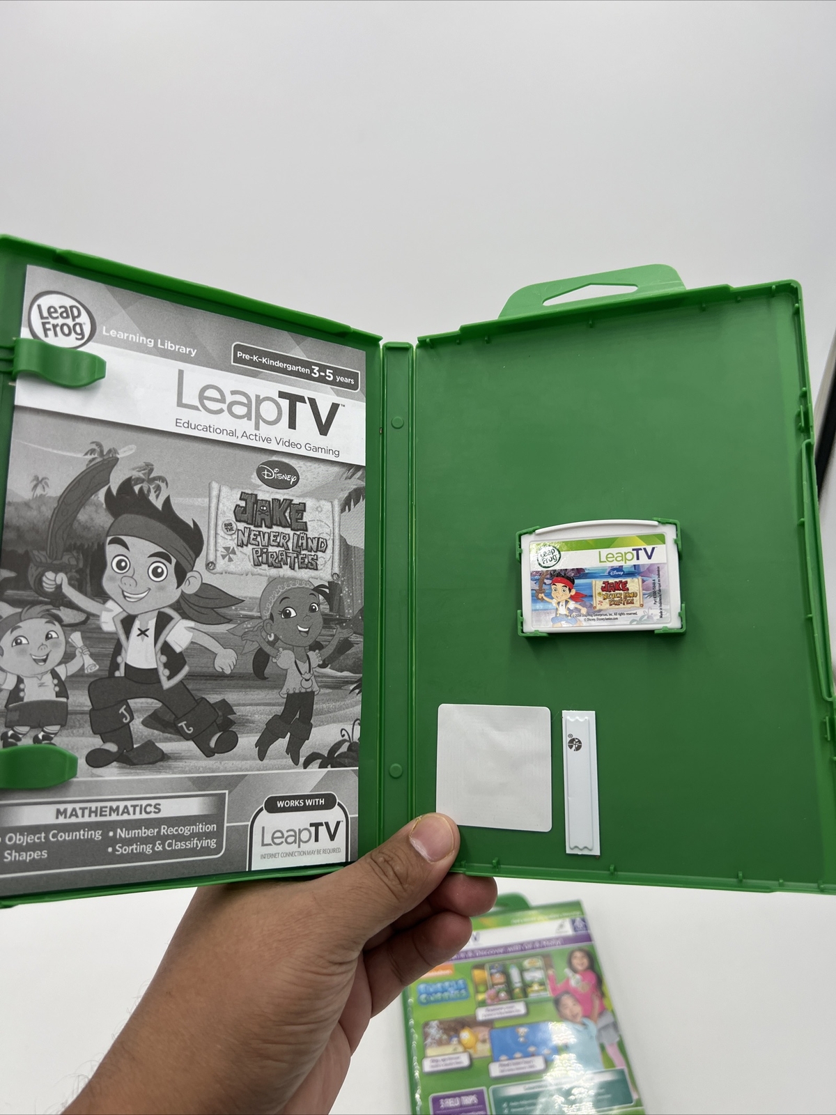 LeapFrog LeapTV Bubble Guppies and Jake Never Land Pirates Lot of 2 Games
