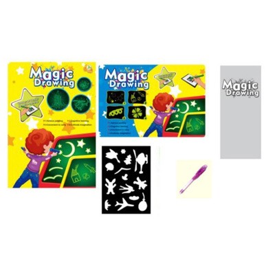 3D Magic Light Drawing Pad Educational Sketch Board Kids Toy with Glow Effects