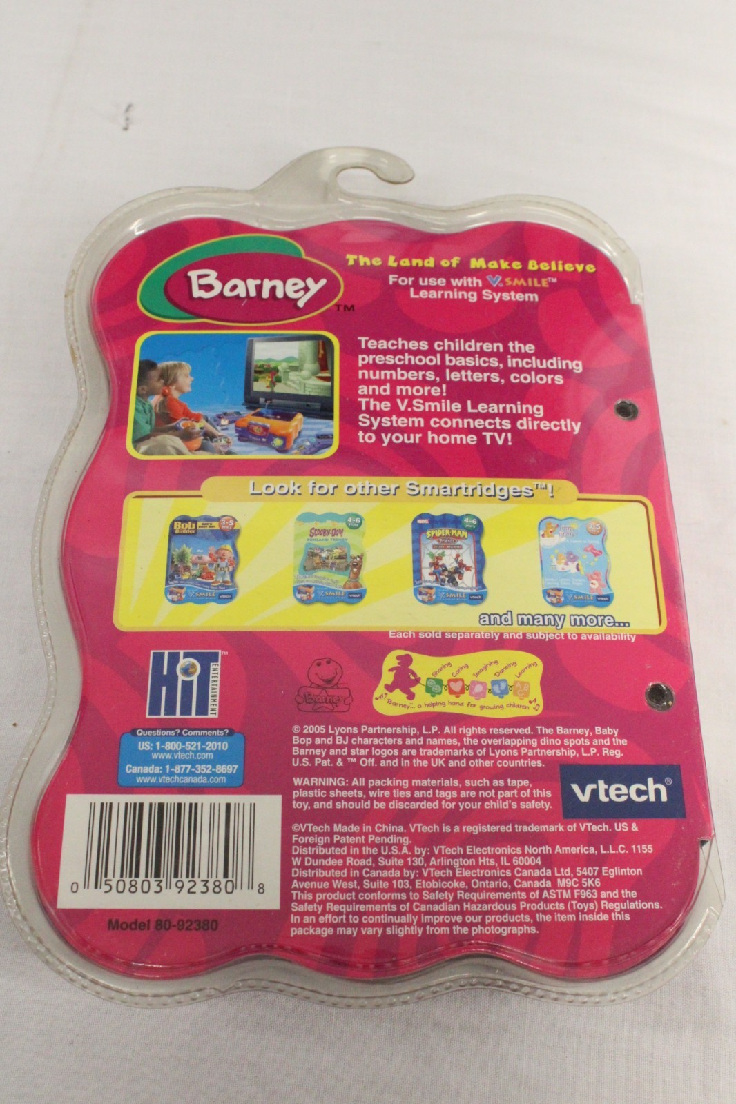 Vtech Vsmile Barney & Friends “The Land of Make Believe” New Sealed Unopened