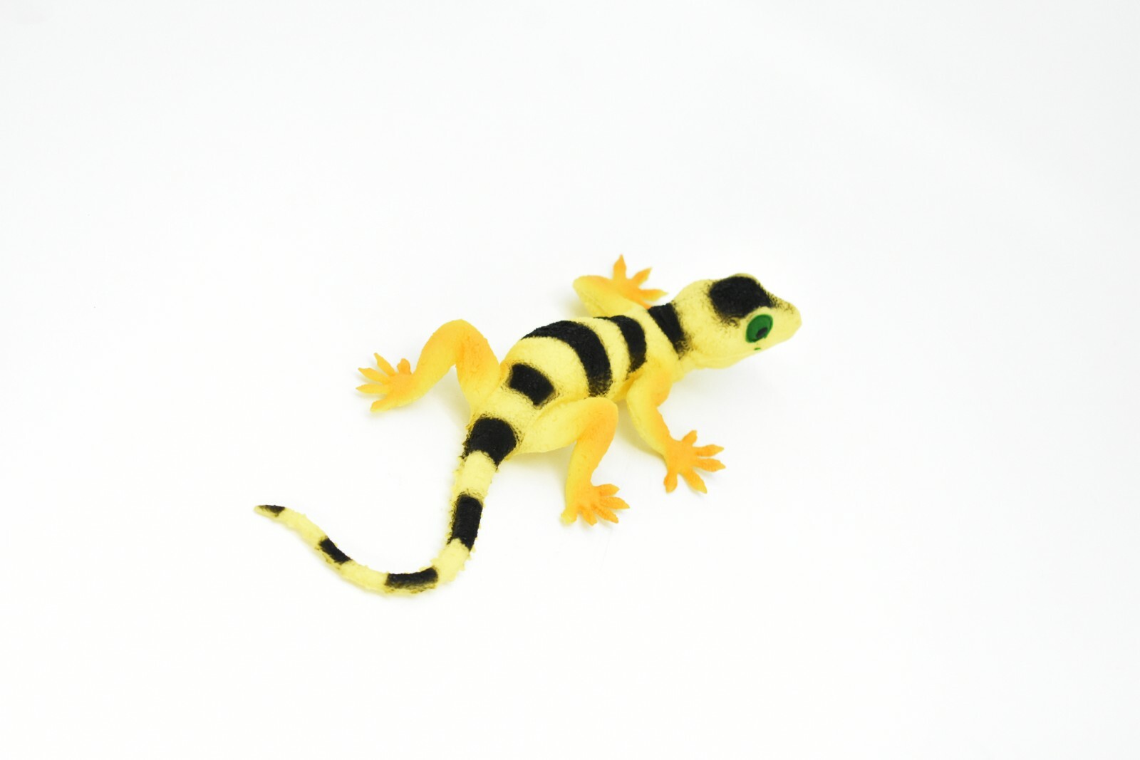 Gecko, Yellow Banded, Realistic Toy Model Plastic Replica 7″ F2050 B187