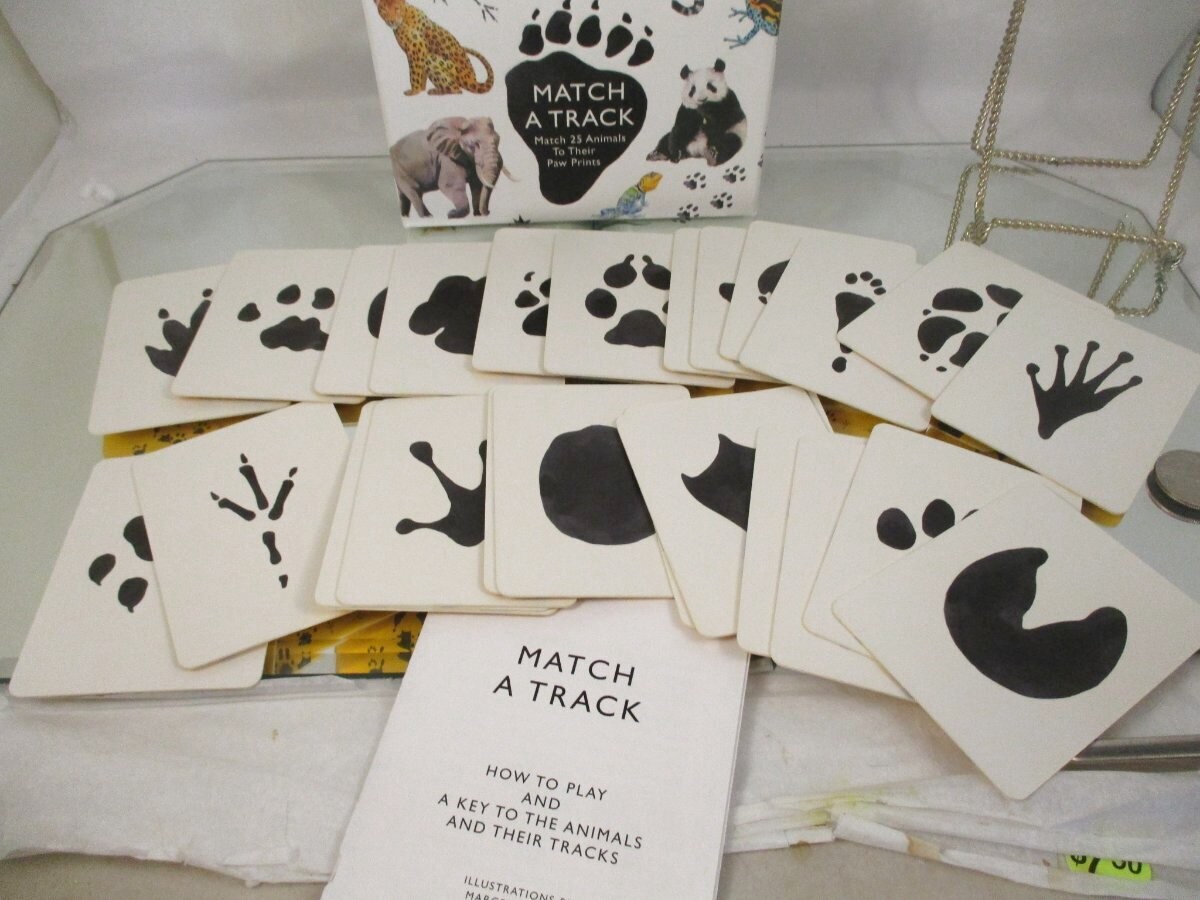 2017 Complete Match A Track 25 Animals Paw Prints Laurence King Pub Game Flash C