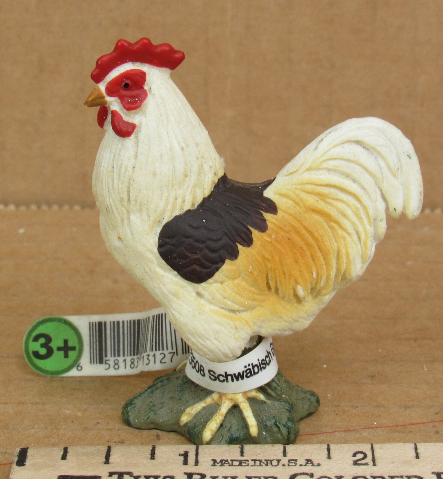 Schleich 13127 Colorful Rooster Chicken *Retired/Farm Life/NWT*