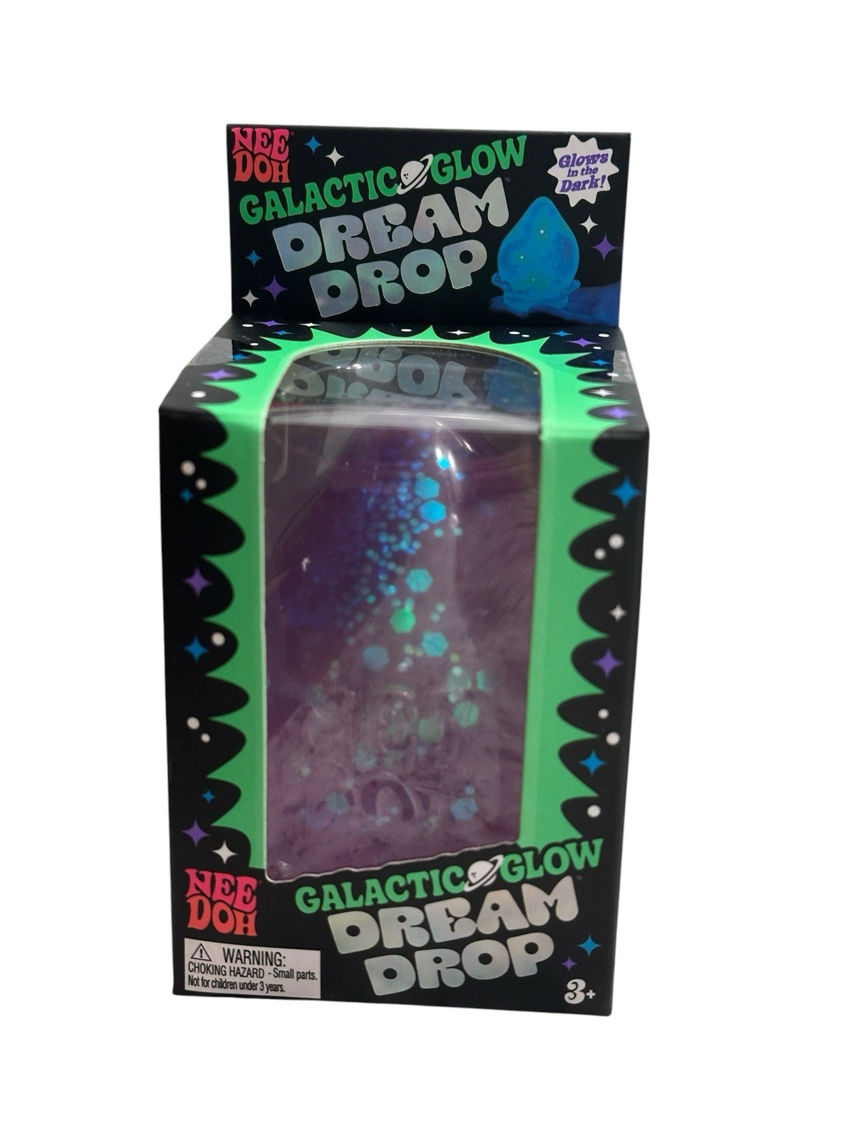 AUTHENTIC PURPLE NeeDoh Galactic Glow Dream Drop EXTREMELY RARE Nebula Haze