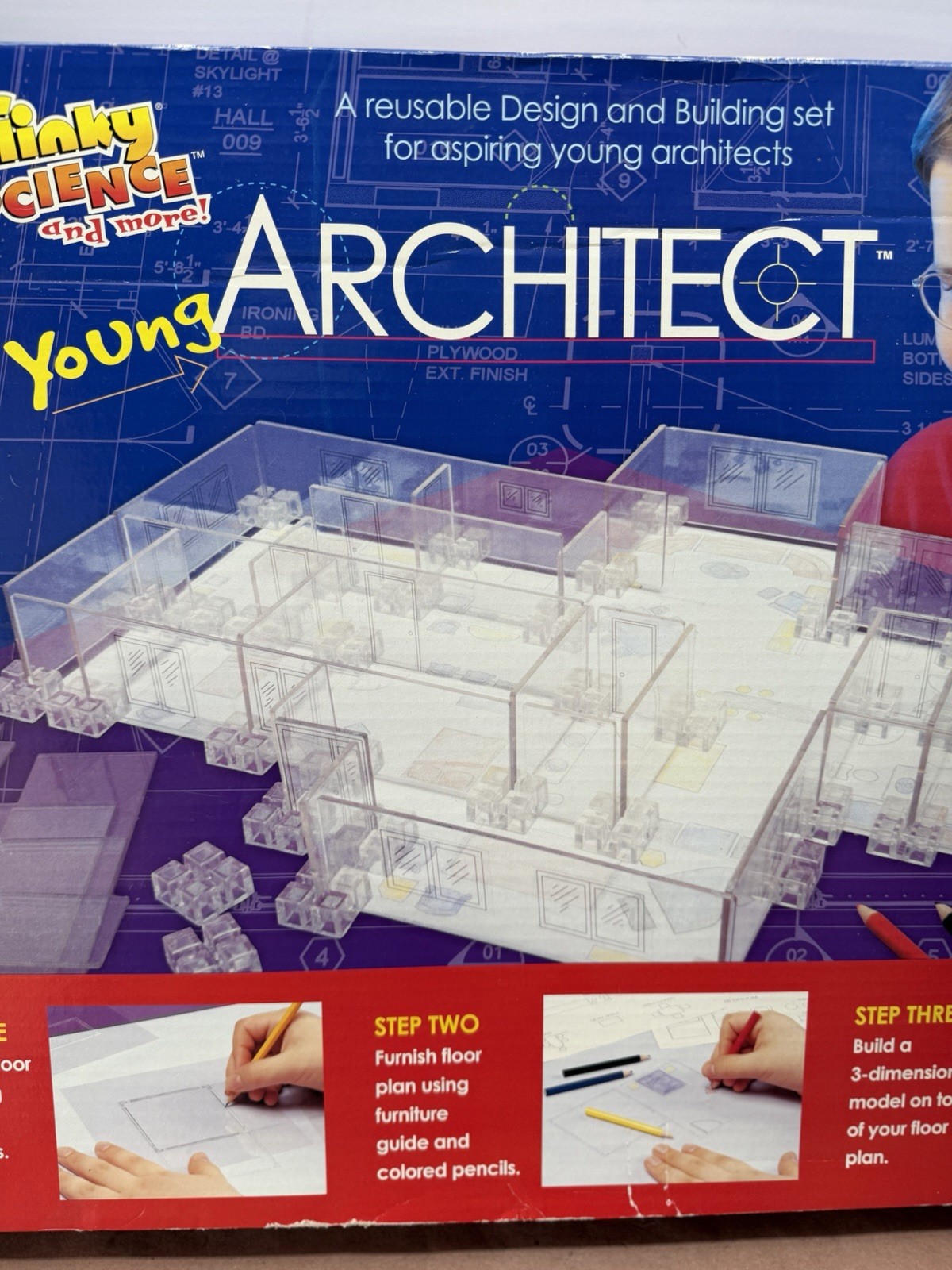 Slinky Science Young Architect Building Set with Helix Vellum Paper 50 Sheets