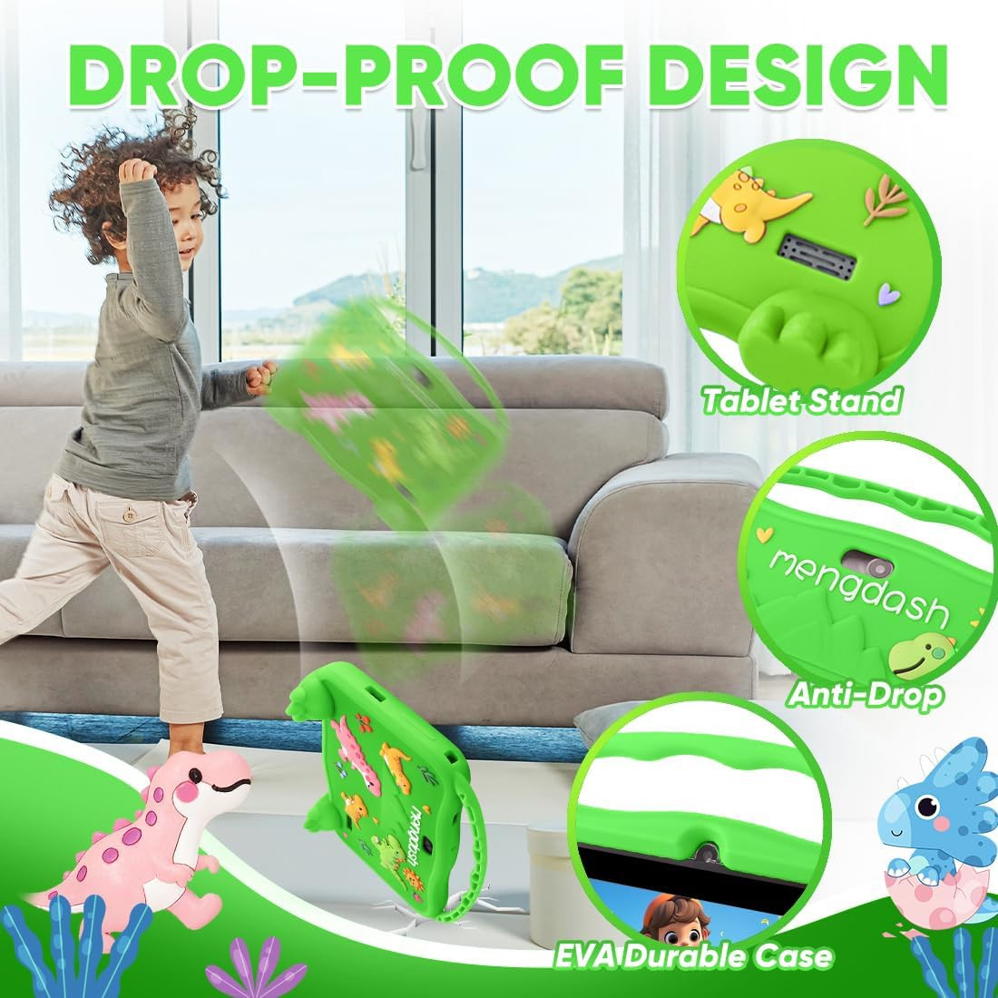 Kids Tablet, 7 Inch Tablet for Kids, Educational Learning Toddler Tablet Android
