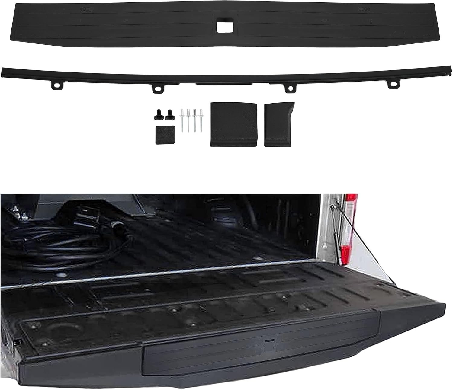 17-22 Ford F250 F350 Flex Step Tailgate Molding Top Trim Cap Cover Set FO1904134