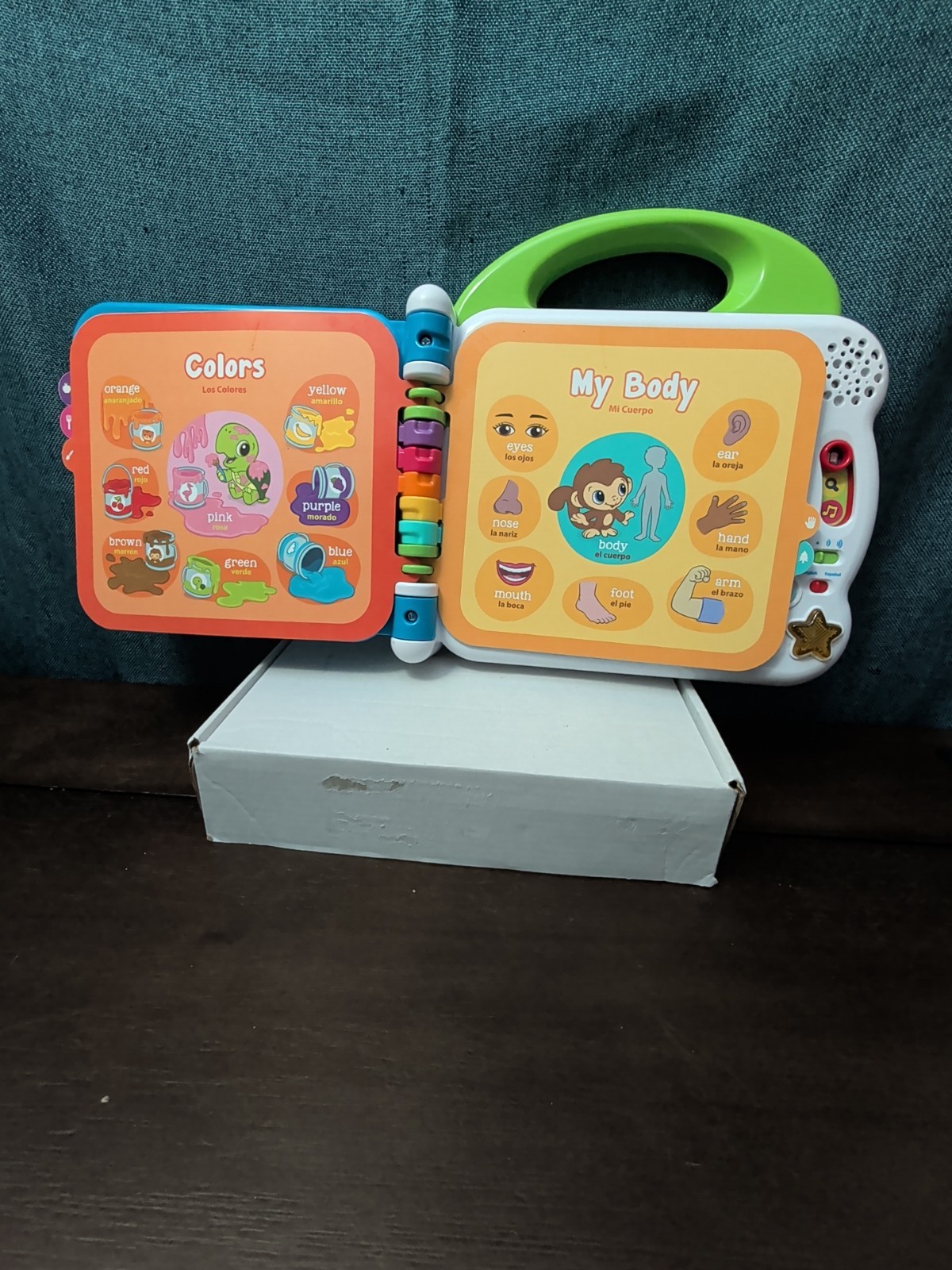 LeapFrog 100 Words Electronic Book | English Spanish Bilingual | Toddler Speech