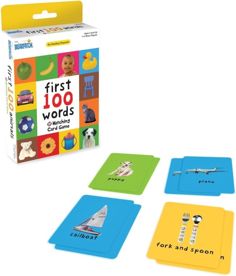 First 100 Words Matching Card Game, Based On Board Books By Roger Priddy, Pre…