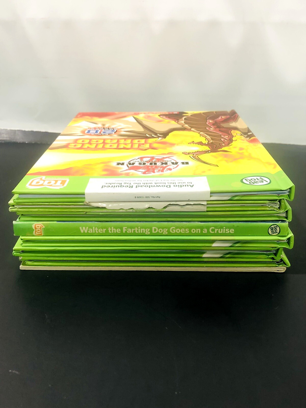 Leap Frog Tag Reader Set for Boys 4-7 Pen+Case+USB+8 Book Lot TESTED READ