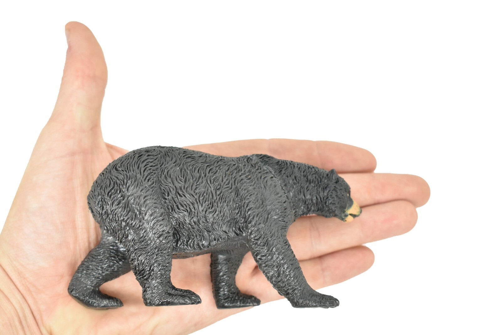 Black Bear, Plastic Replica 5 inches long 2 3/4 inches tall – F4338 B3
