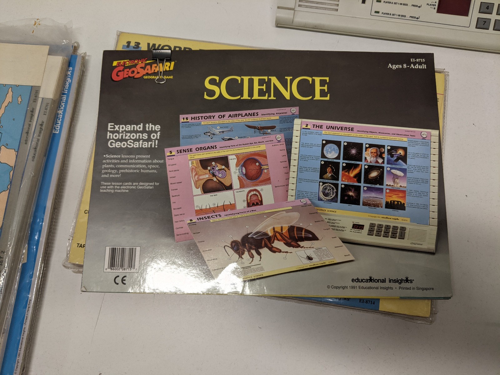 Large Lot of GeoSafari & MathSafari Learning Game plus Modules – Tested/Working