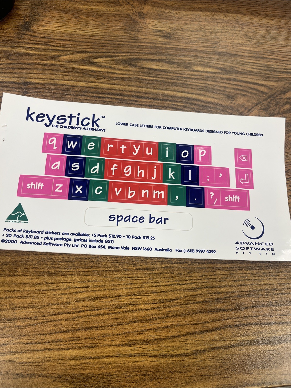 Keystick Lower Case Letters For Keyboards Assistive Technology Sticker Children