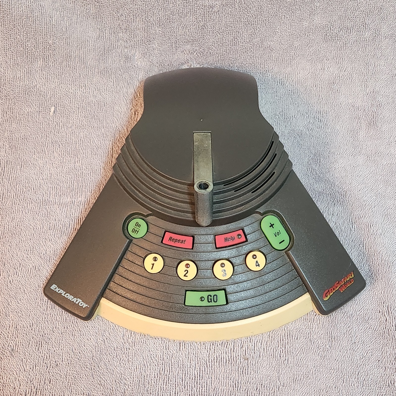 GeoSafari World ExploraToy Electronic Talking Globe BASE! No Globe! Working Unit