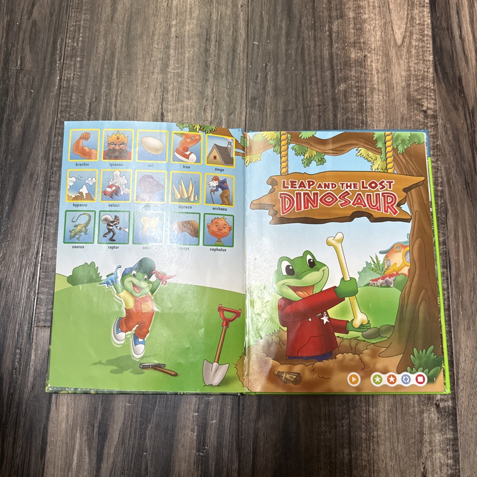 LeapFrog Tag, LeapReader book — LEAP AND THE LOST DINOSAUR🦖 (Read description.)
