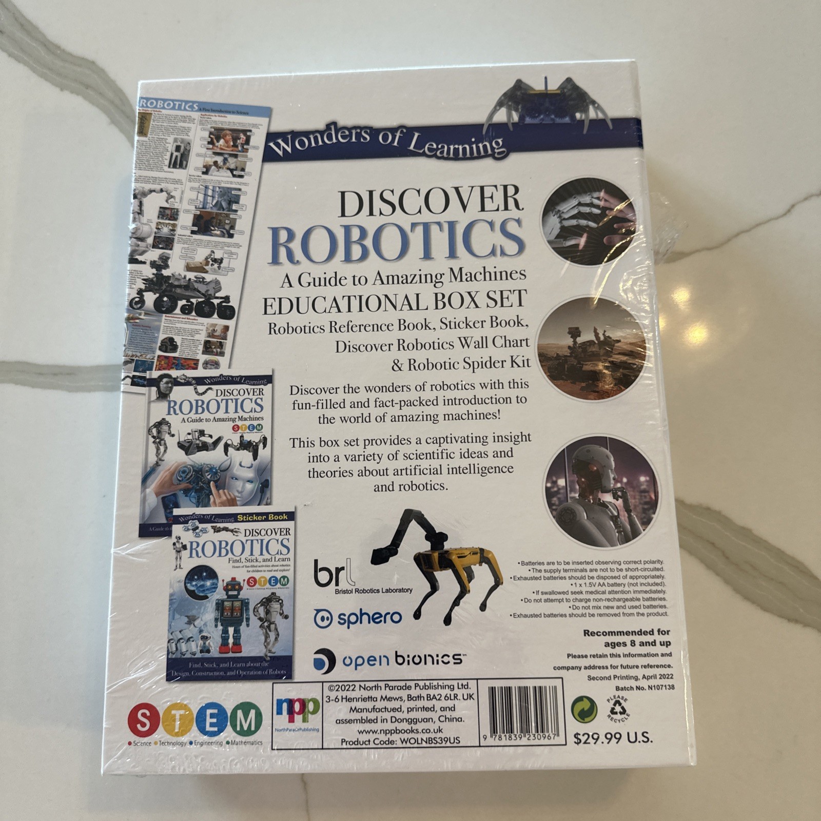 STEM Wonders of Learning: Discover Robotics – A Guide to Amazing Machines NEW