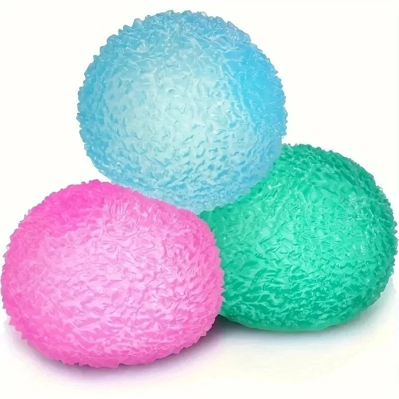Squishy Ice Ball Squeeze Toy Soft Stress Relief Fidget Sensory Toy Kids Adults