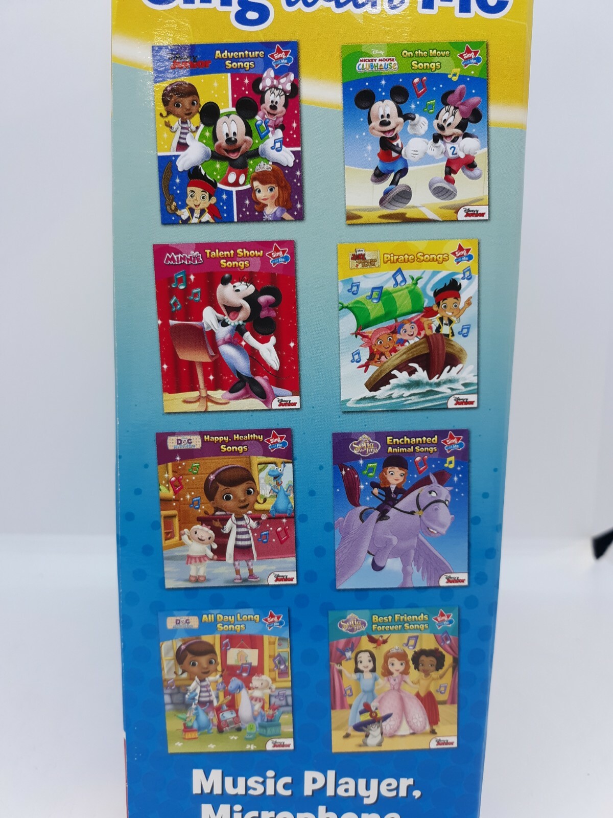 NEW Disney Junior Sing With Me Sing Along Music Player & 8 Book Library