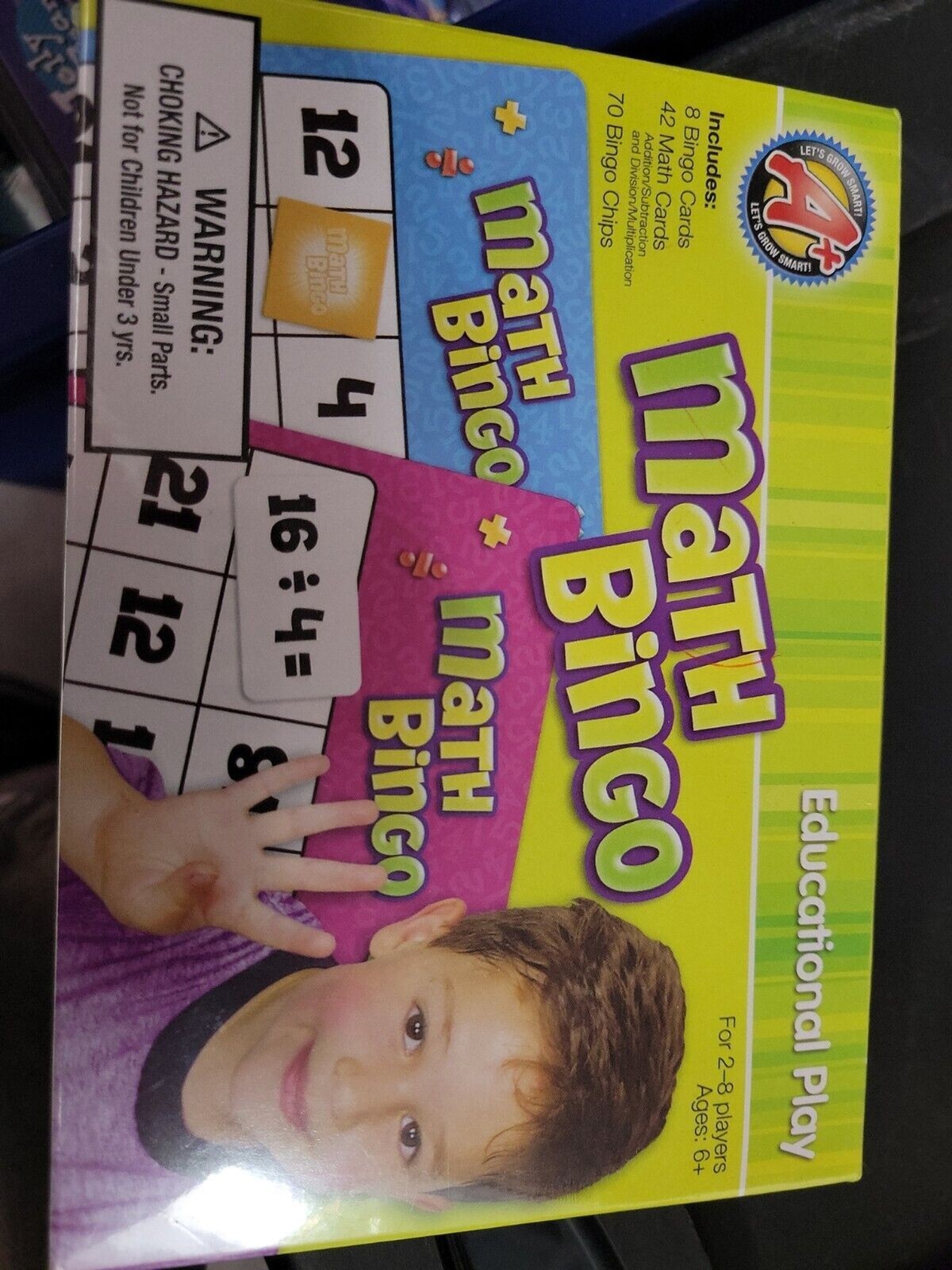 Math Bingo Educational Play Game Ages 5+ Unopened
