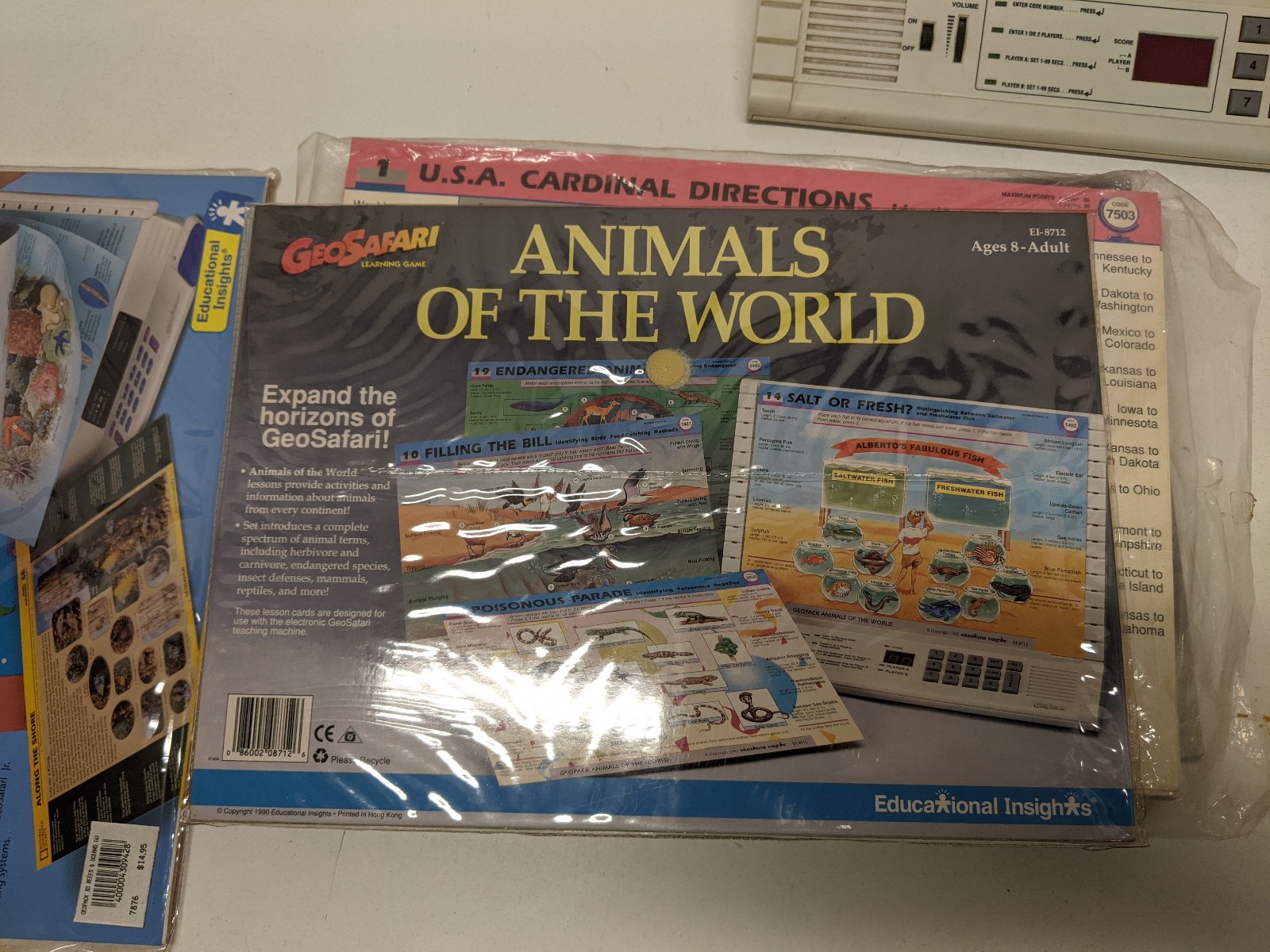 Large Lot of GeoSafari & MathSafari Learning Game plus Modules – Tested/Working