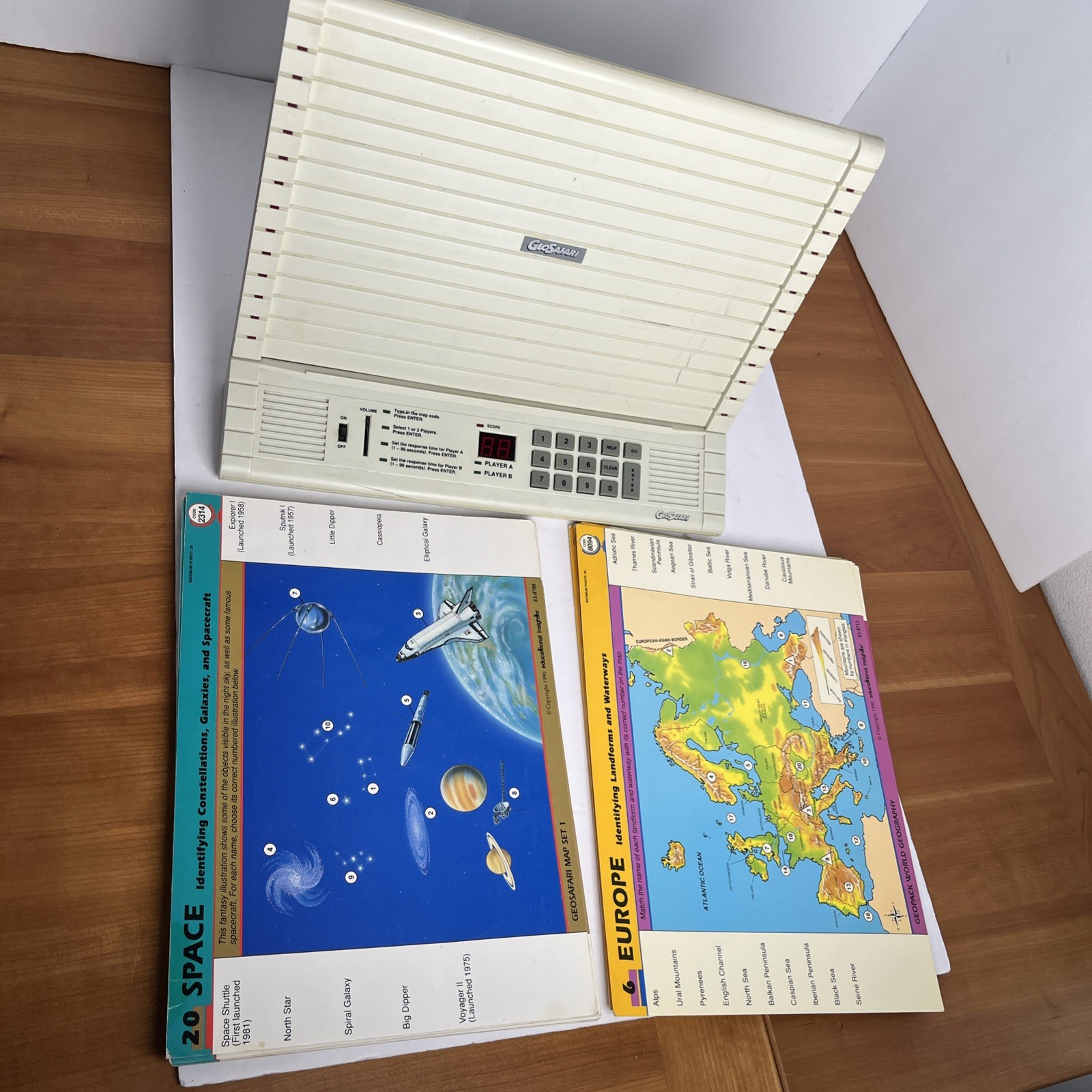 Vtg GeoSafari Electronic Homeschooling Learning System EI 8700 – WORKS SEE VIDEO
