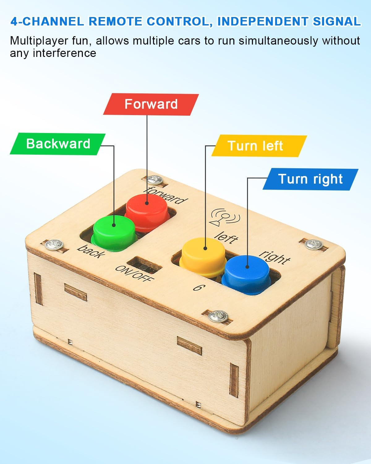 STEM Kits for Kids 8-10, STEM Toys for Boys Ages 8-13, Remote Control Car, Woode