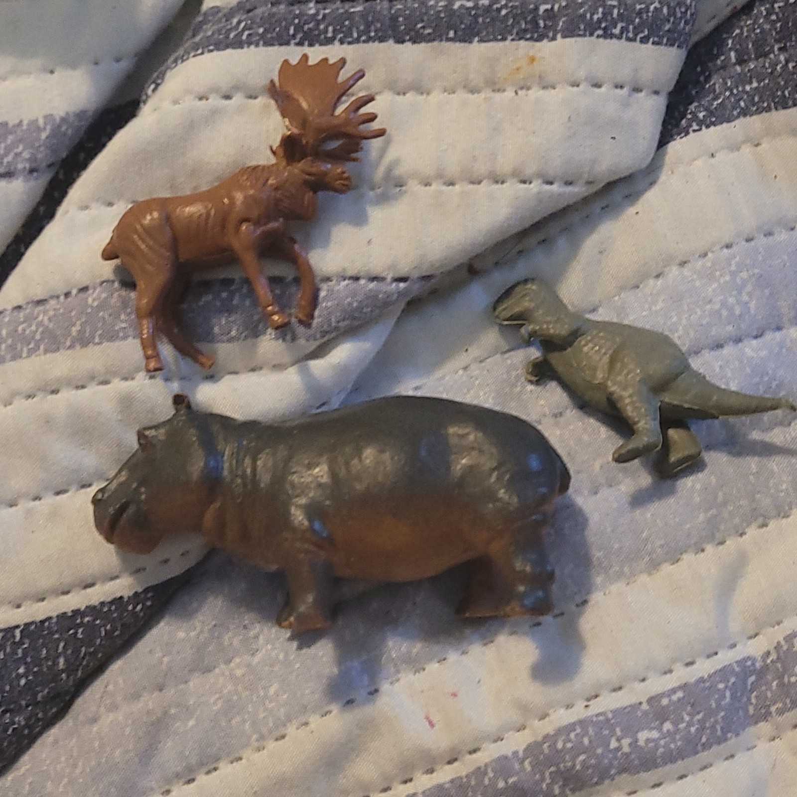 Moose Hippopotamus Dinosaur Educational Toy Figure Set Ages 4-7 8-11 Years