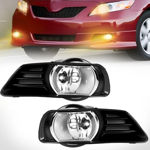Fog Fog Lights Assembly Compatible With 2007 2008 2009 Toyota 2007-2009 CAMRY