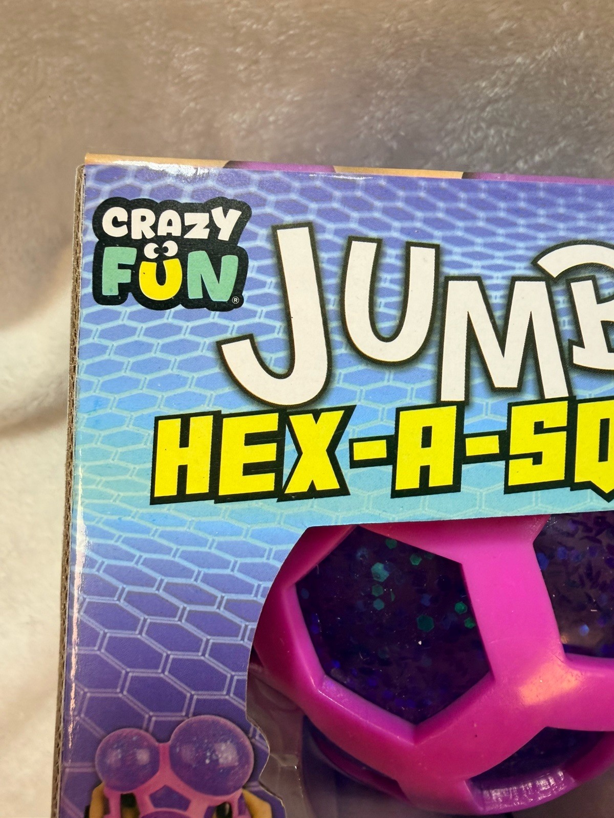 Crazy Fun Jumbo Hex A Squish Ball TikTok Viral Squishy Stress Toy Five Below